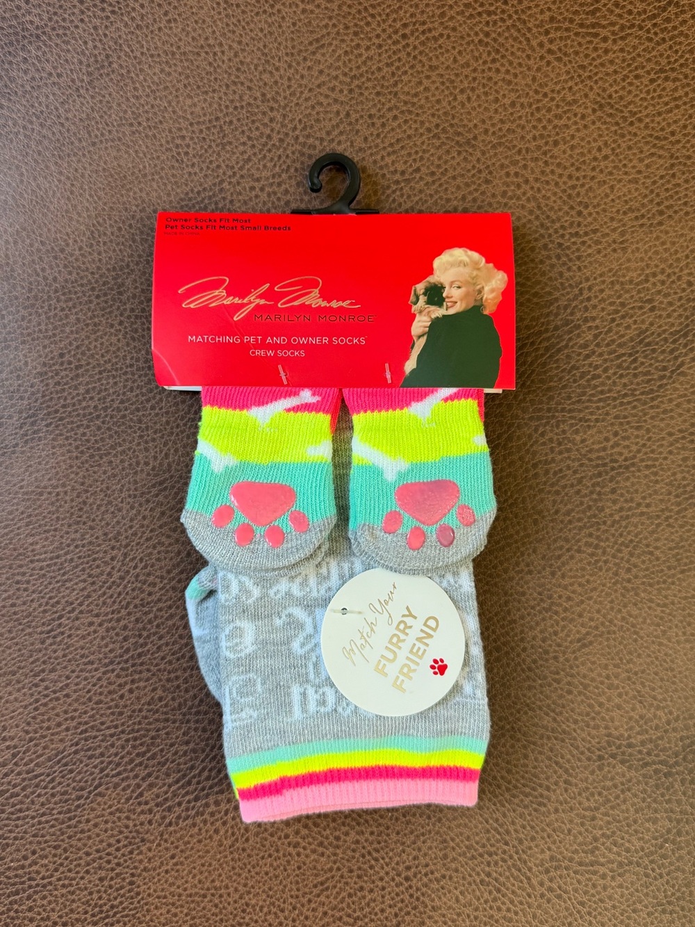 Marilyn Monroe Matching Pet and Owner Socks